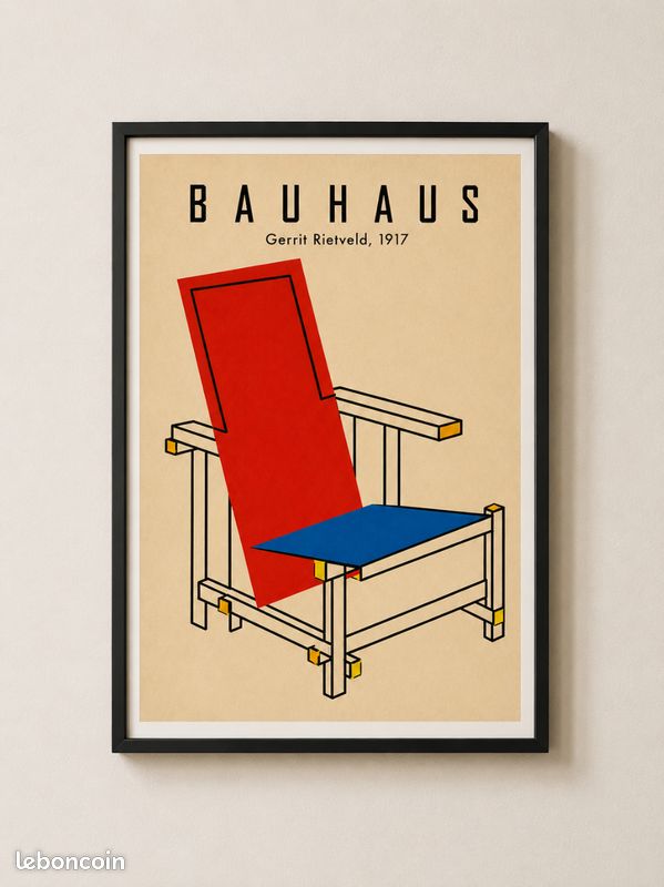 Affiche Bauhaus Style industriel (image 1)