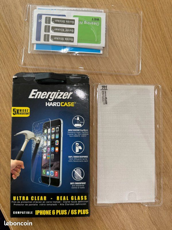 Protection vitre iPhone 6 Plus et 6S plus verre trempé (image 1)
