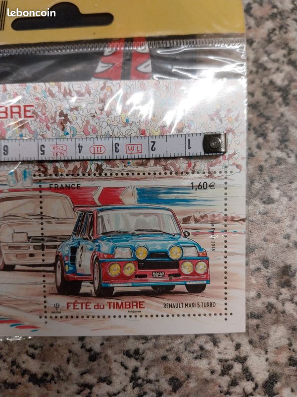 Timbre de collection Renault maxi 5 turbo (image 4)