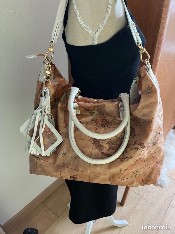 Alviero Martini Prima Classe Alviero Martini 1 ^ Class Geo Sac À Main Avec Bandoulière Naturel