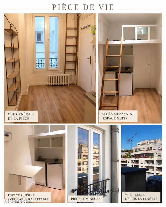 Appartement 1 pièce 9 m² · à Neuilly-sur-Seine · 9,3 m² · 560 €/mois