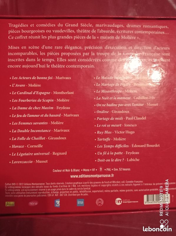 DVD comédie française théâtre (image 4)