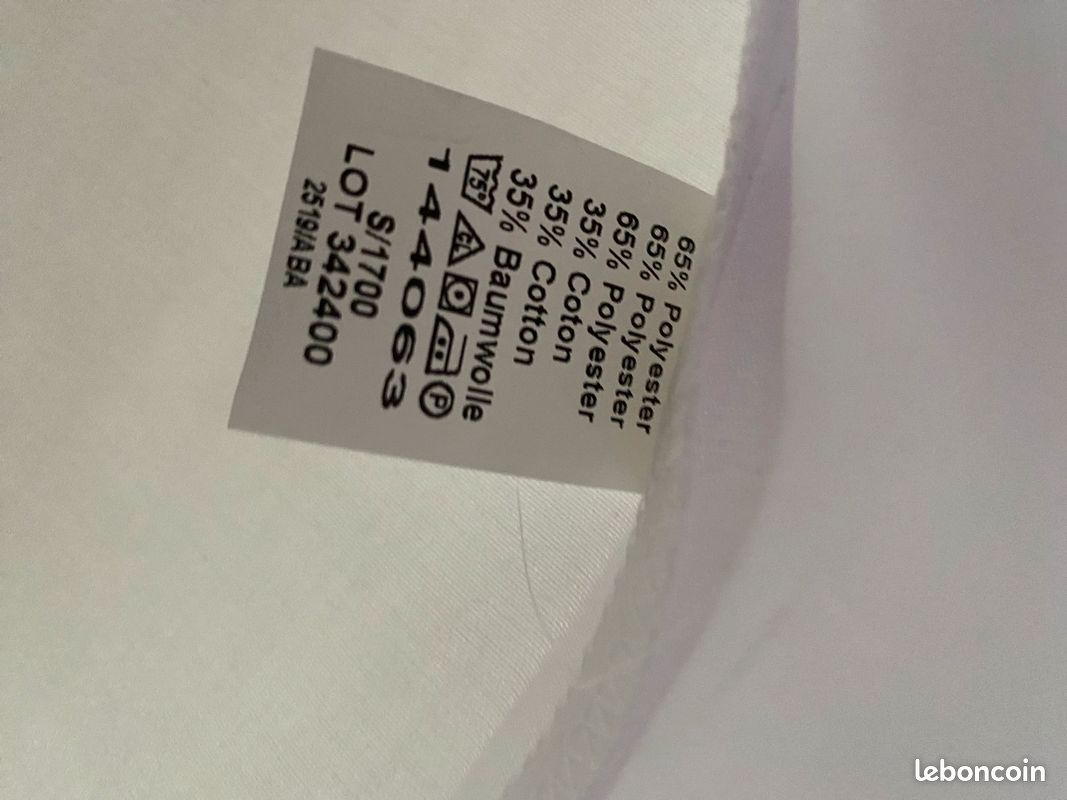 Blouse blanche /tablier de cuisine en taille 4 (M/L) (image 7)