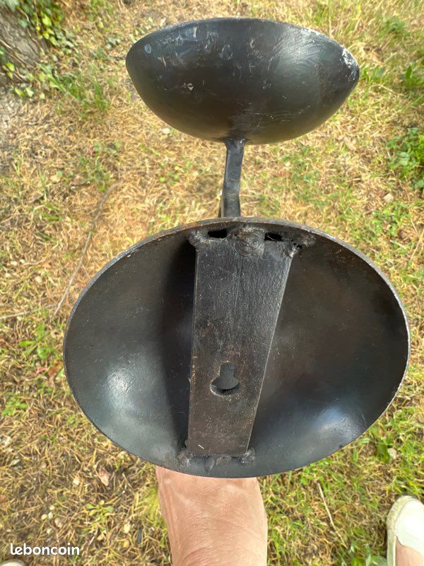 Applique bougeoir fer forgé (image 5)