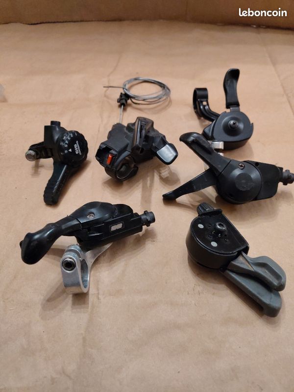 Leviers De Vitesse DNP EPOCH EX 7s – Vintage, Jamais Montés, Look Noir Discret, Pour VTT Ou Chemin !