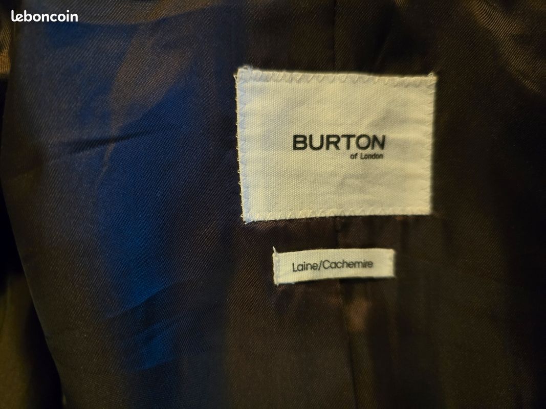 Manteau Burton en cachemire et laine (image 2)