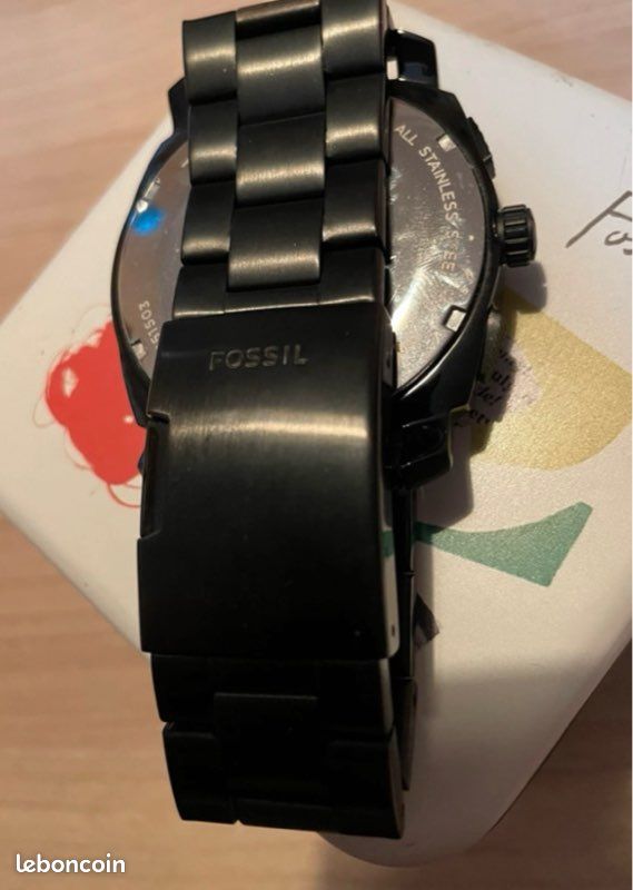 Fossil - Montre FS4552 Homme - 45mm chronographe à Quartz - Bracelet Acier Inoxydable (image 4)
