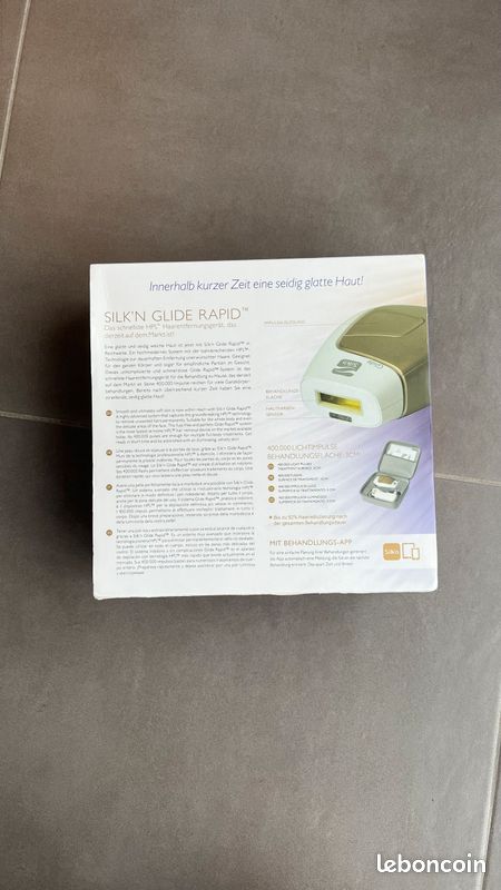 épilateur lumière pulsée neuf Silk’n glide rapid (image 2)