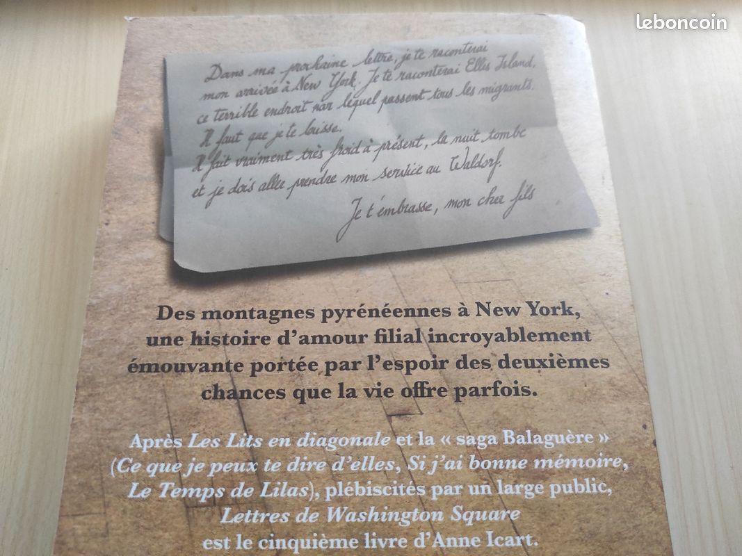 Lettres de Washington Square de Anne Icart (image 3)