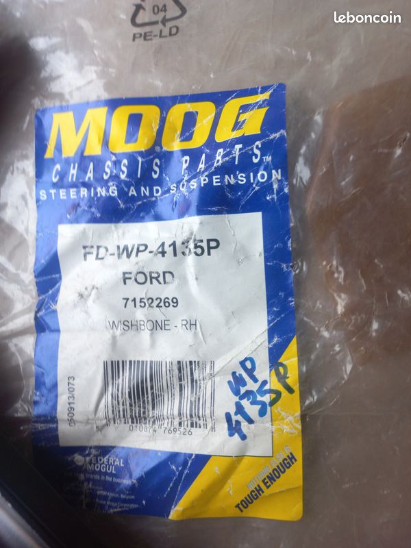 Triangle inférieur droit MOOG FD-WP-4135P Ford fiesta (image 3)