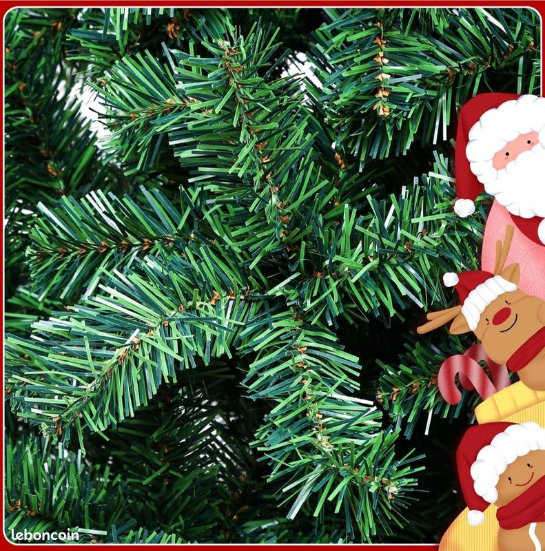 Sapin de Noël artificiel 120cm à monter / faible encombrement - neuf (image 4)