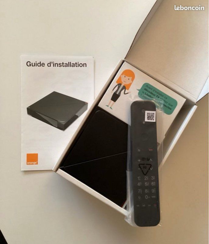Décodeur TV Orange UHD 4K - NEUF Avec Alimentation (sans Télécommande)