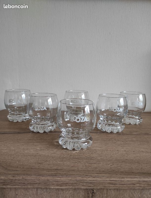 6 verres à jus de fruit Looza (image 1)
