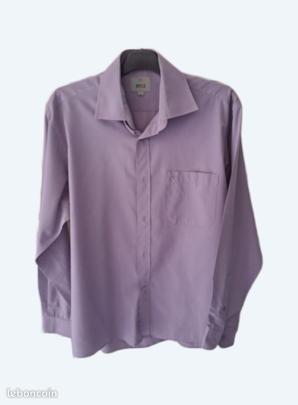 Chemise Homme Couleur Lilas Chemise Homme Violine/lila Taille XL