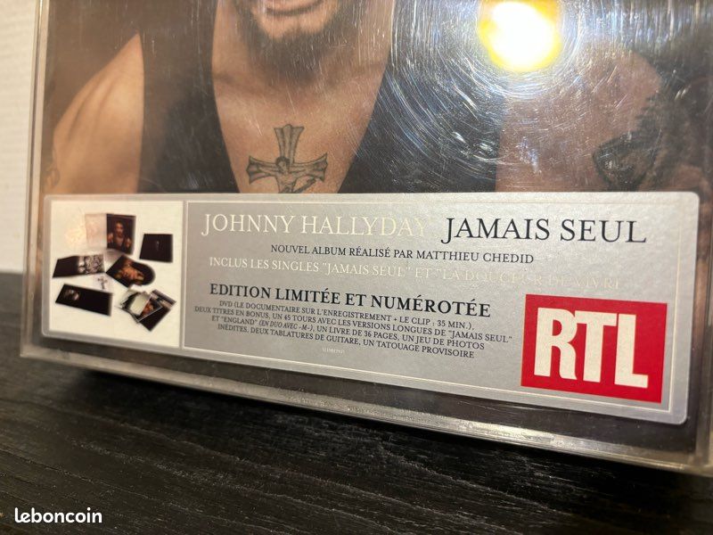 Coffret Johnny Hallyday Jamais seul (image 2)