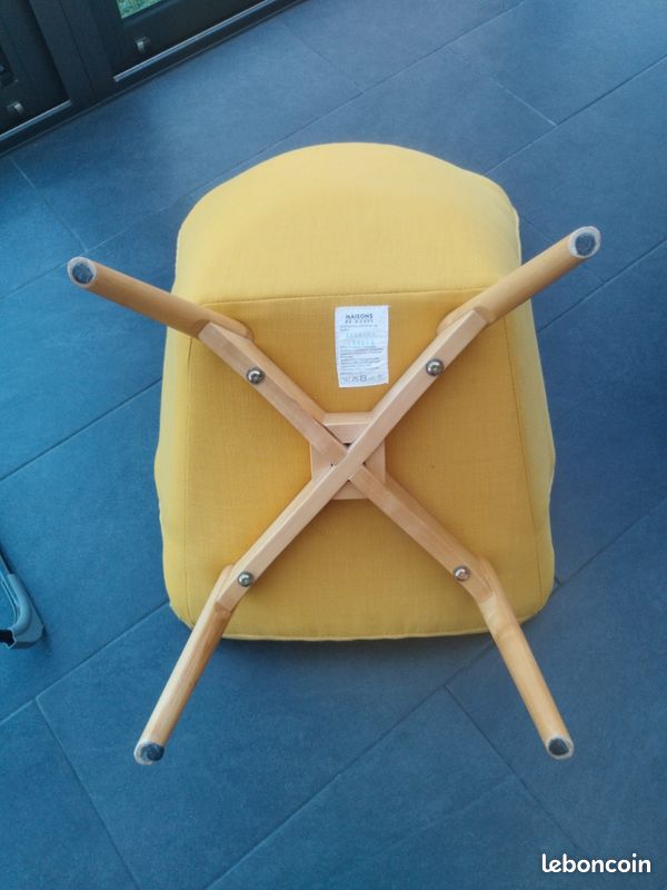 Petit fauteuil jaune (image 3)