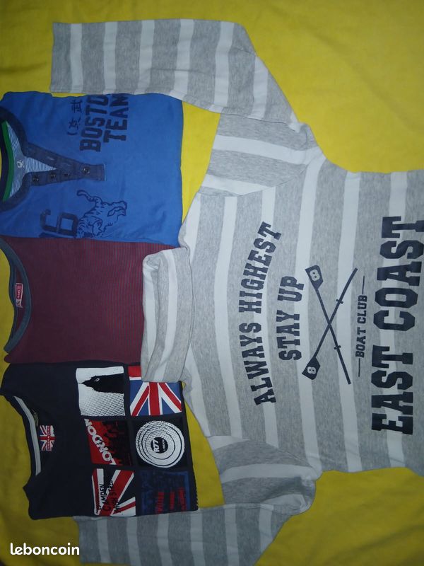 Beau lot hauts ML garçon 12 ans Vêtements