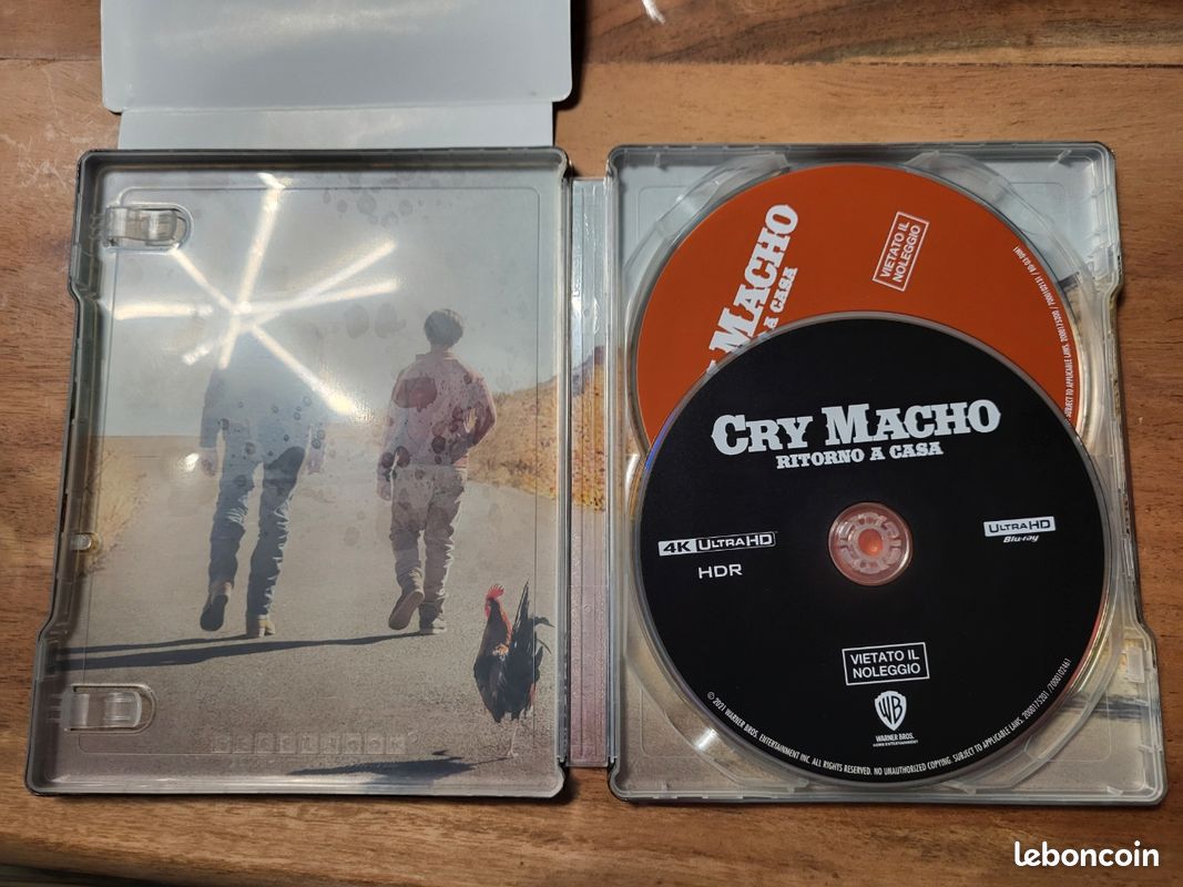 Steelbook 4k cry macho DVD Films