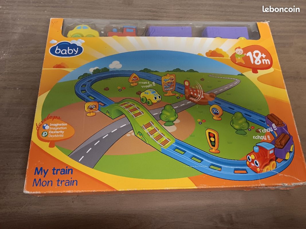 Jeu petit train 18 mois (image 1)