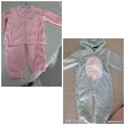 Babygrow Unisexe 1 Mois – Neuf Sans étiquette, 100% Coton Doux, Fabriqué En France