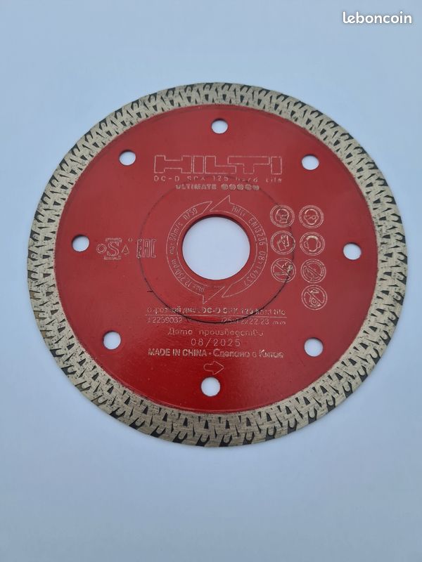 Disque Diamant HILTI SPX Ø125 ULTIMATE pour carrelage dur et Marbre - NEUF (image 1)
