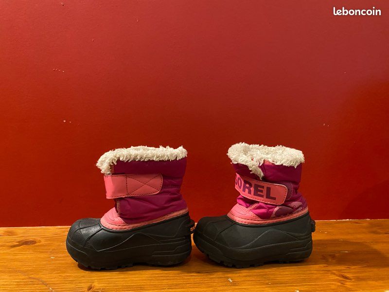 Bottes neige Sorel pointure 25 (image 1)
