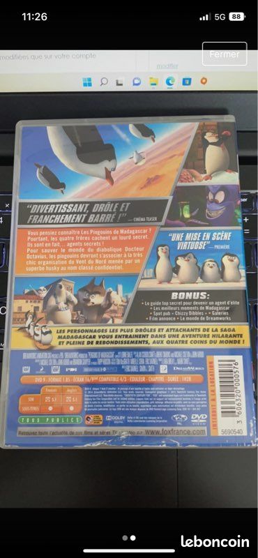 DVD les pingouins de Madagascar (image 2)