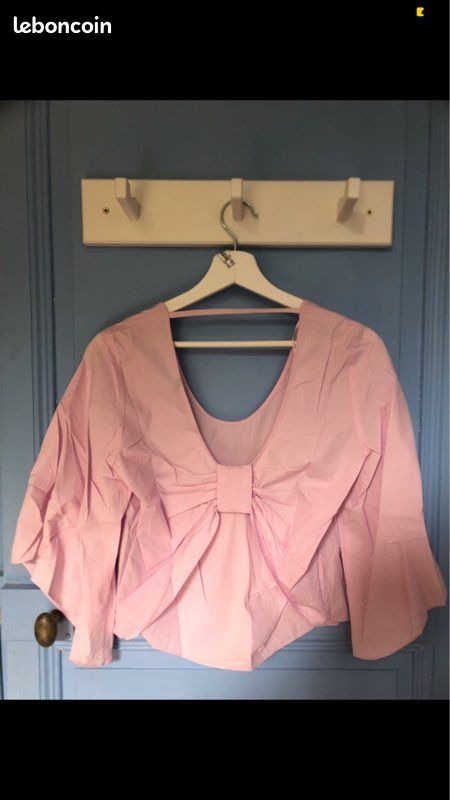 Chemisier rose pastel (image 2)