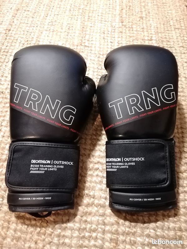 Gant de boxe 120 10 OZ ergonomique Décathlon Sport Plein air