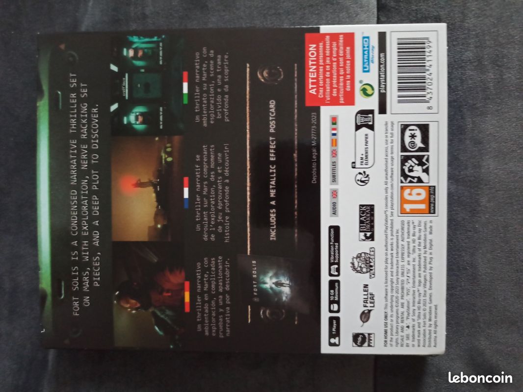 Fort Solis Limited Edition – PlayStation 5 (PS5) – Neuf Sous Blister – PAL – FR