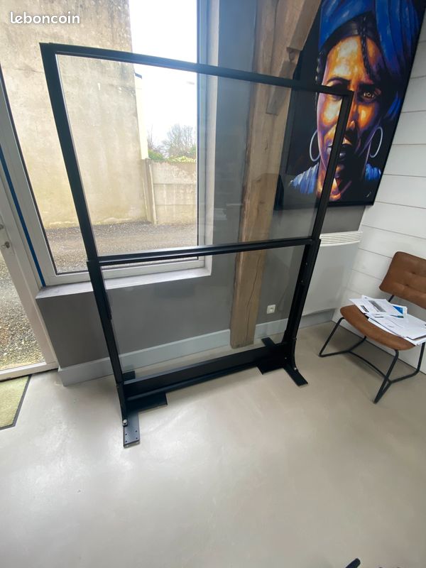Paravent telescopique en verre prix brade (image 1)