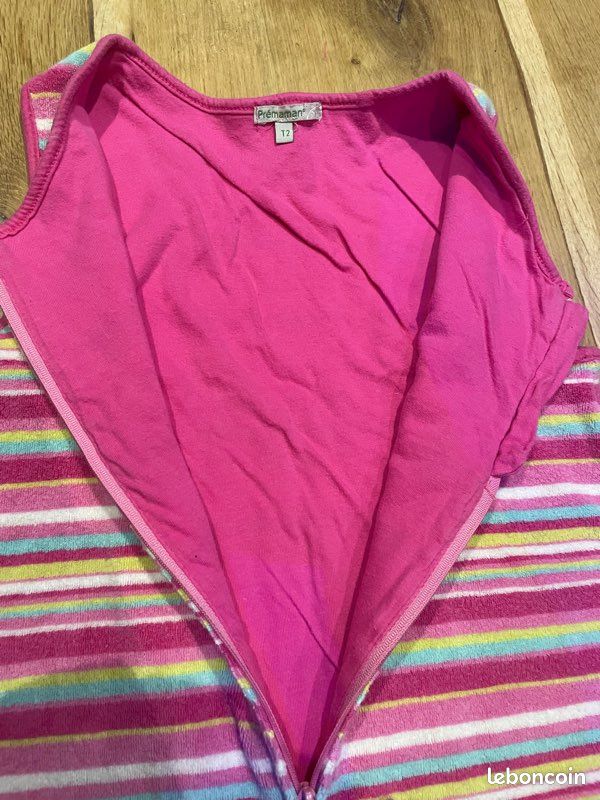 Gigoteuse mi saison taille 2 modulable rose fille (image 1)