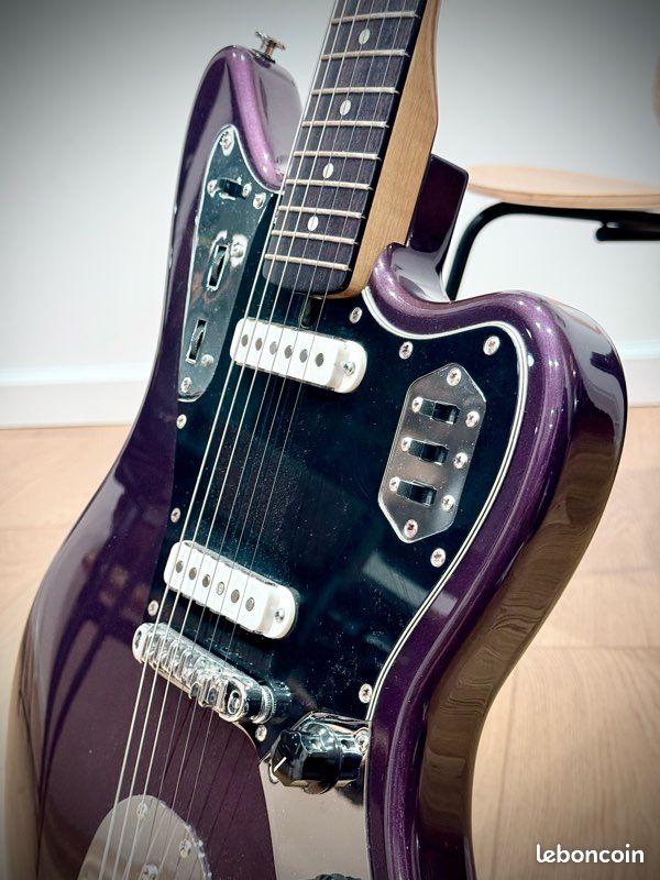 Échange possible - Guitare luthier Yann Mahé - Jaguar 1966 superbe état (image 7)