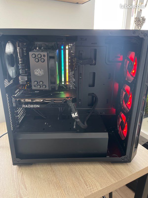 Pc gaming amd ryzen 16gb ram + 5 3600 + rx 6600 (image 2)