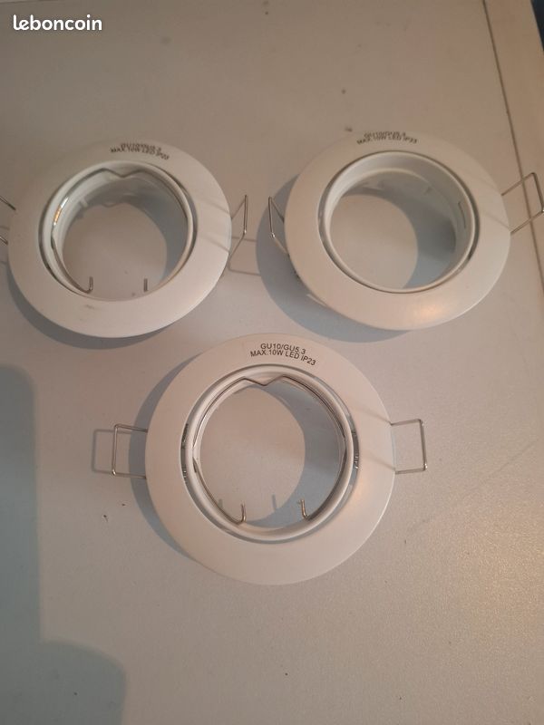 Kit 3 spots encastrables orientables (image 1)