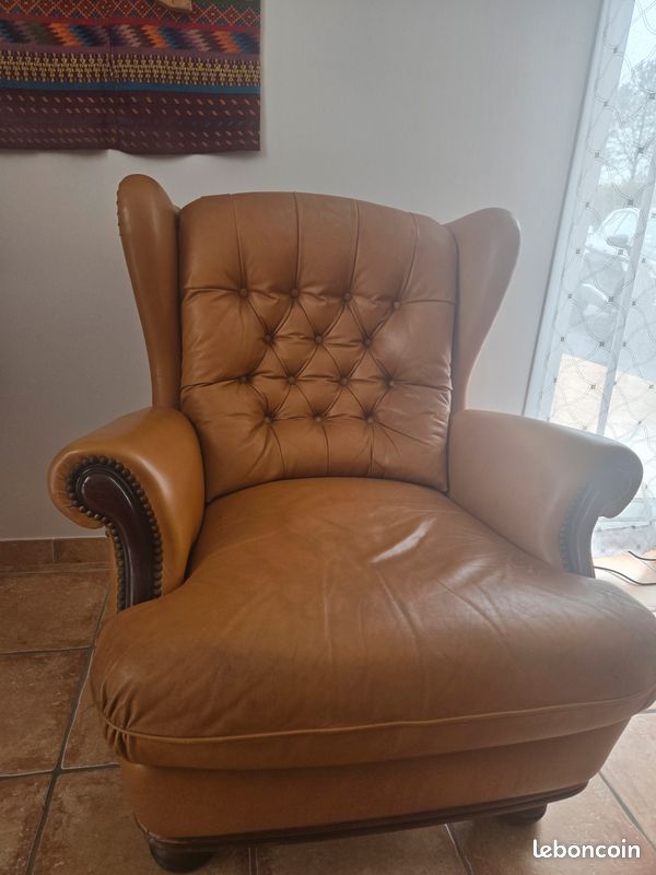 Fauteuil cuir 1 place (image 2)