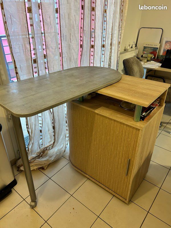 Meuble bar avec rangements (image 1)