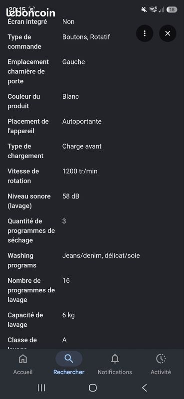 Machine a laver Indesit Idw 6125 (image 8)