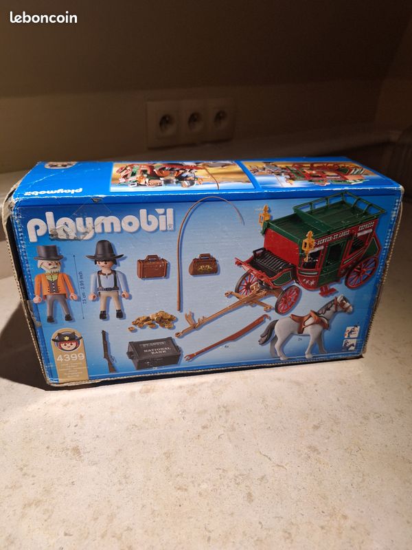 Playmobil Western 4399 - La Diligence - Avec Boîte Et Notice