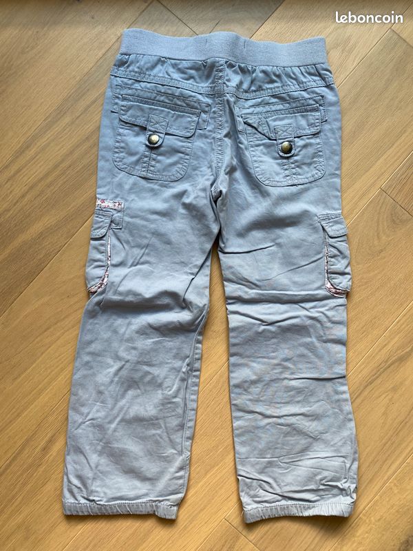 Pantalon gris clair – fille 5 ans (image 2)