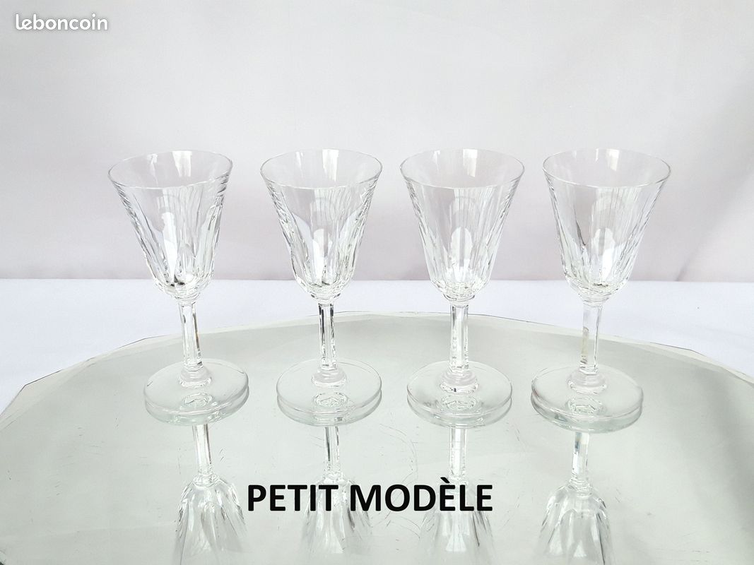 6 verres à whisky cristal Saint Louis Modèle Cerdagne