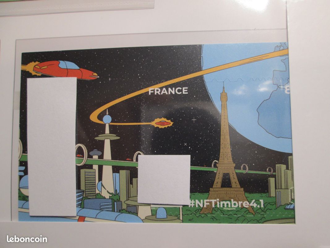 Pack Platinium Tour EIFFEL NFTimbre NFT Crypto Adhésif 4.1 4.2 4.3 Rare -  Collection