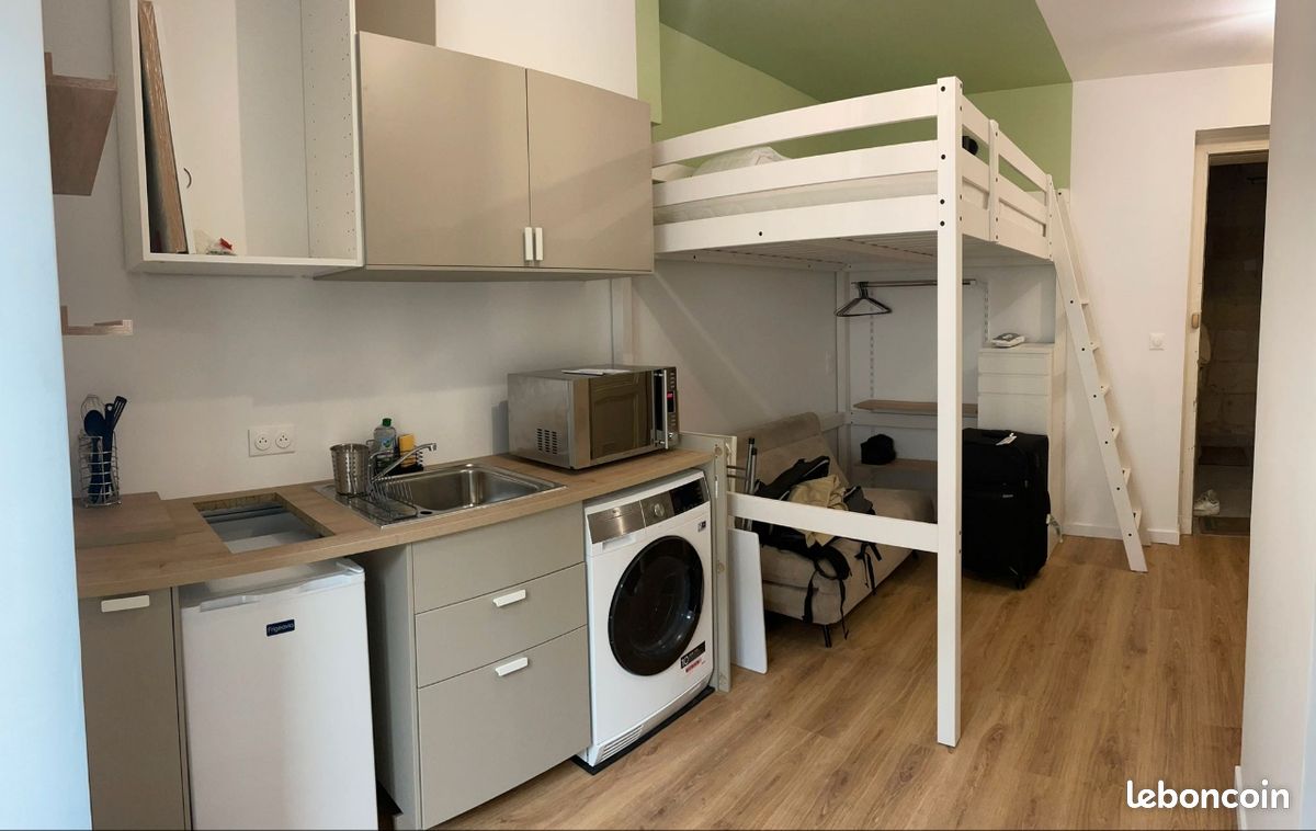 Appartement 1 pièce 15 m² · à Bordeaux · 15 m² · 540 €/mois