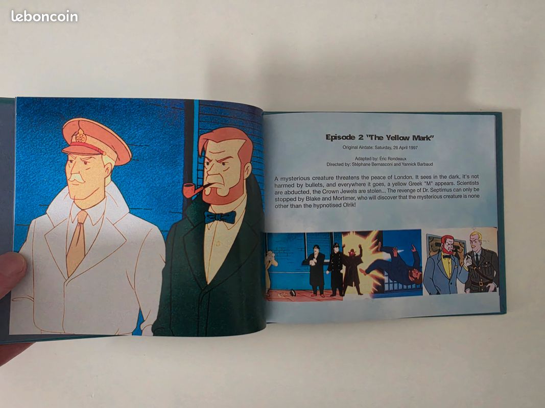 Blake et Mortimer - Coffret Blu-ray remasterisé TL 1500 ex- Jacobs import (image 8)