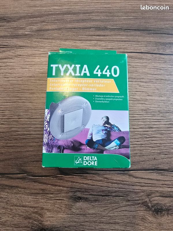 [NEUF] Tyxia 440 DeltaDore – Interrupteur variateur sans fil – Éclairage connecté (image 1)