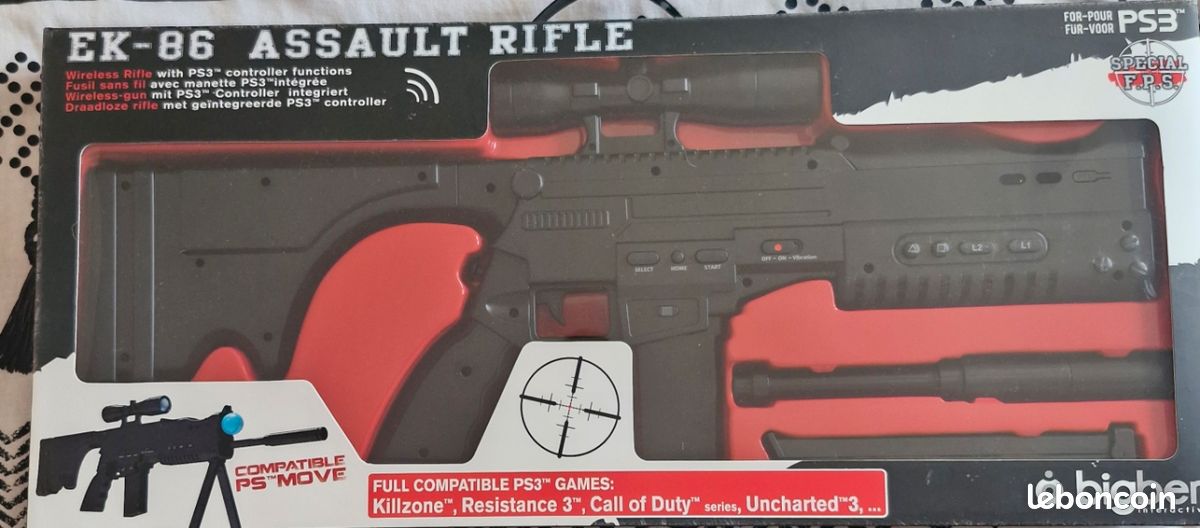 Manette fusil EK-86 assault Rifle ps3 - Jeux vidéo