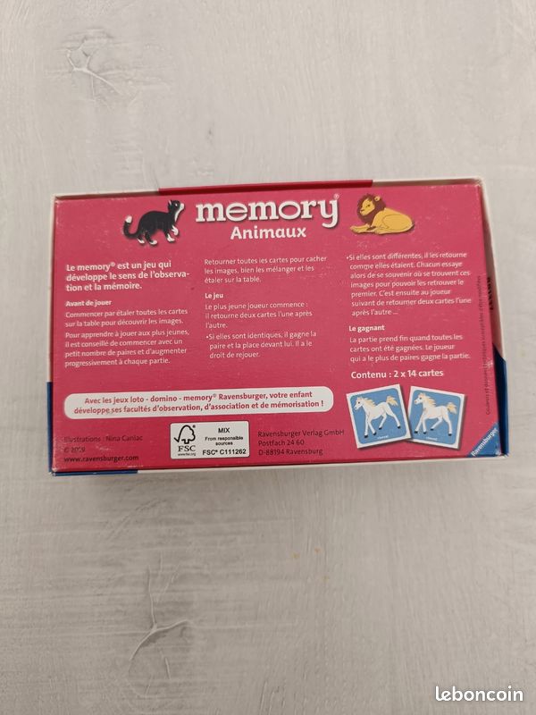 Ravensburger 22458 – Tierbaby Memory®, Le Jeu Classique pour Les Fans d' animaux, Jeu de mémoire pour 2 à 6 Joueurs à partir de 3 Ans : Hurter, William H Ravensburger 22458 – Tierbaby Memory®, Le Jeu Classique pour Les Fans d' animaux, Jeu de mémoire pour 2 à 6 Joueurs à partir de 3 Ans : Hurter, William H
