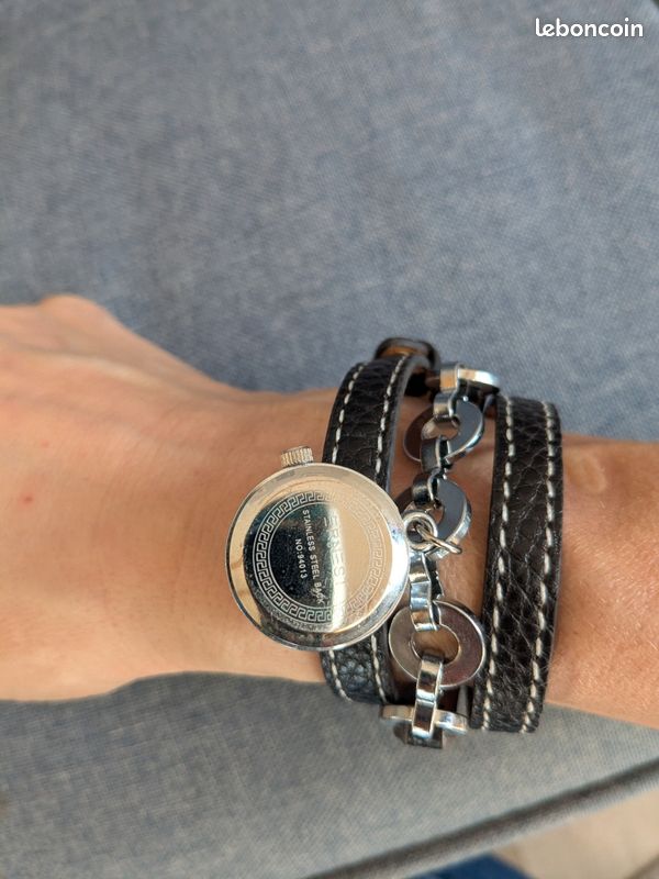 Bracelet De Montre En Cuir Ernest Noir - Style Classique Pour Homme