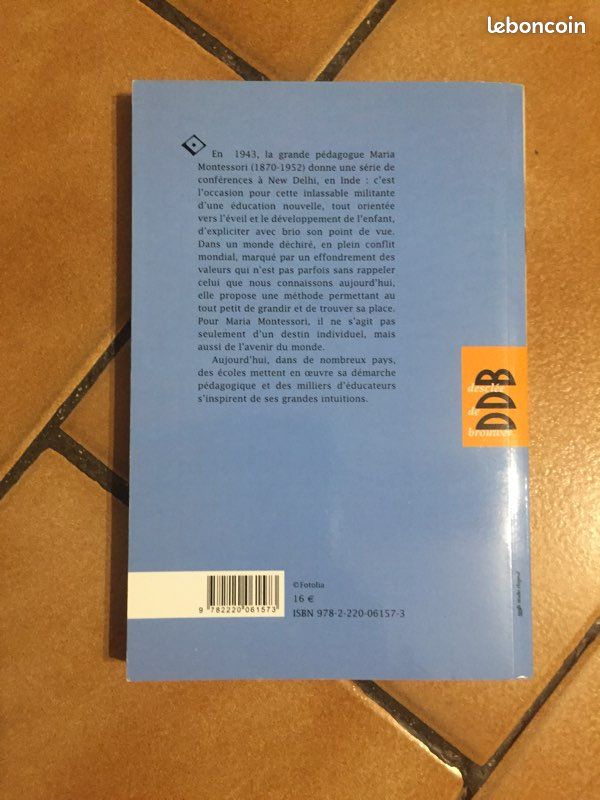 Livre Maria Montessori Éducation pour un monde nouveau (image 2)