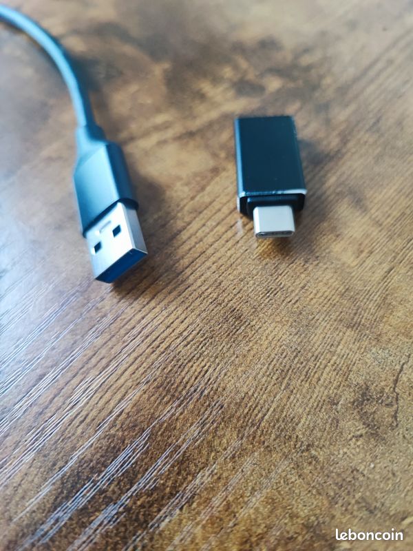 Adaptateur Ethernet RJ45 / USB A / USB C (image 2)